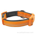 Collares de perros de nylon ajustble collar de entrenamiento de entrenamiento personalizado